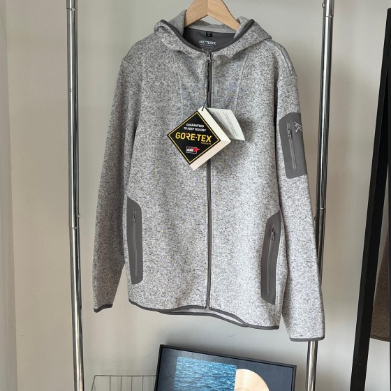 아크테릭스 코버트 후드 집업 가디건